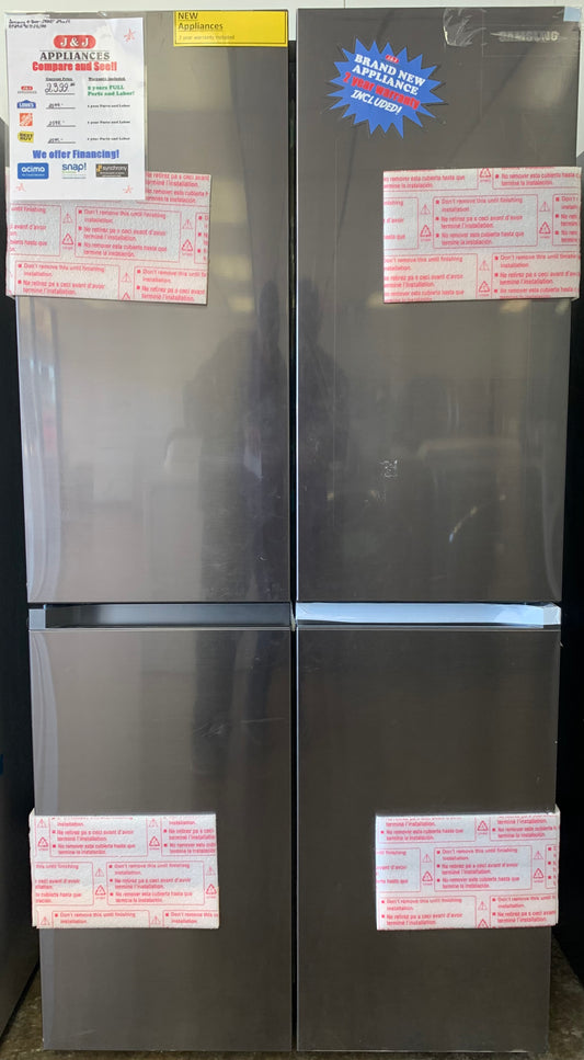 **NEW** Samsung 29 cu ft Smart 4-Door Flex Refrigerator - Black Stainless
