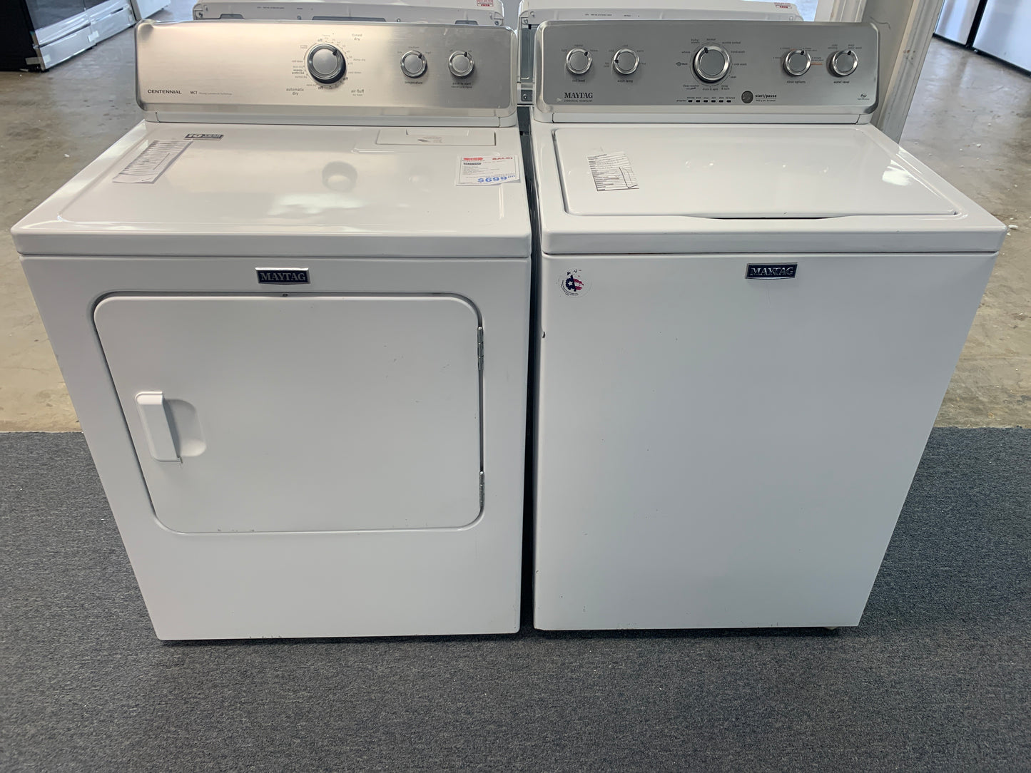 Maytag Washer and Electric Dryer Set.