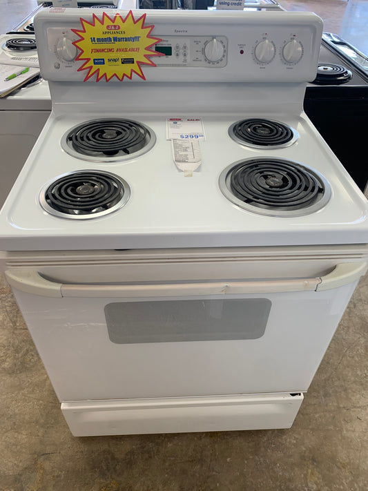 GE Spectra Electric Stove.