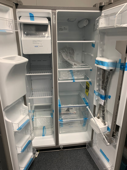 Frigidaire Stainless Steel Side by Side Refrigerator.