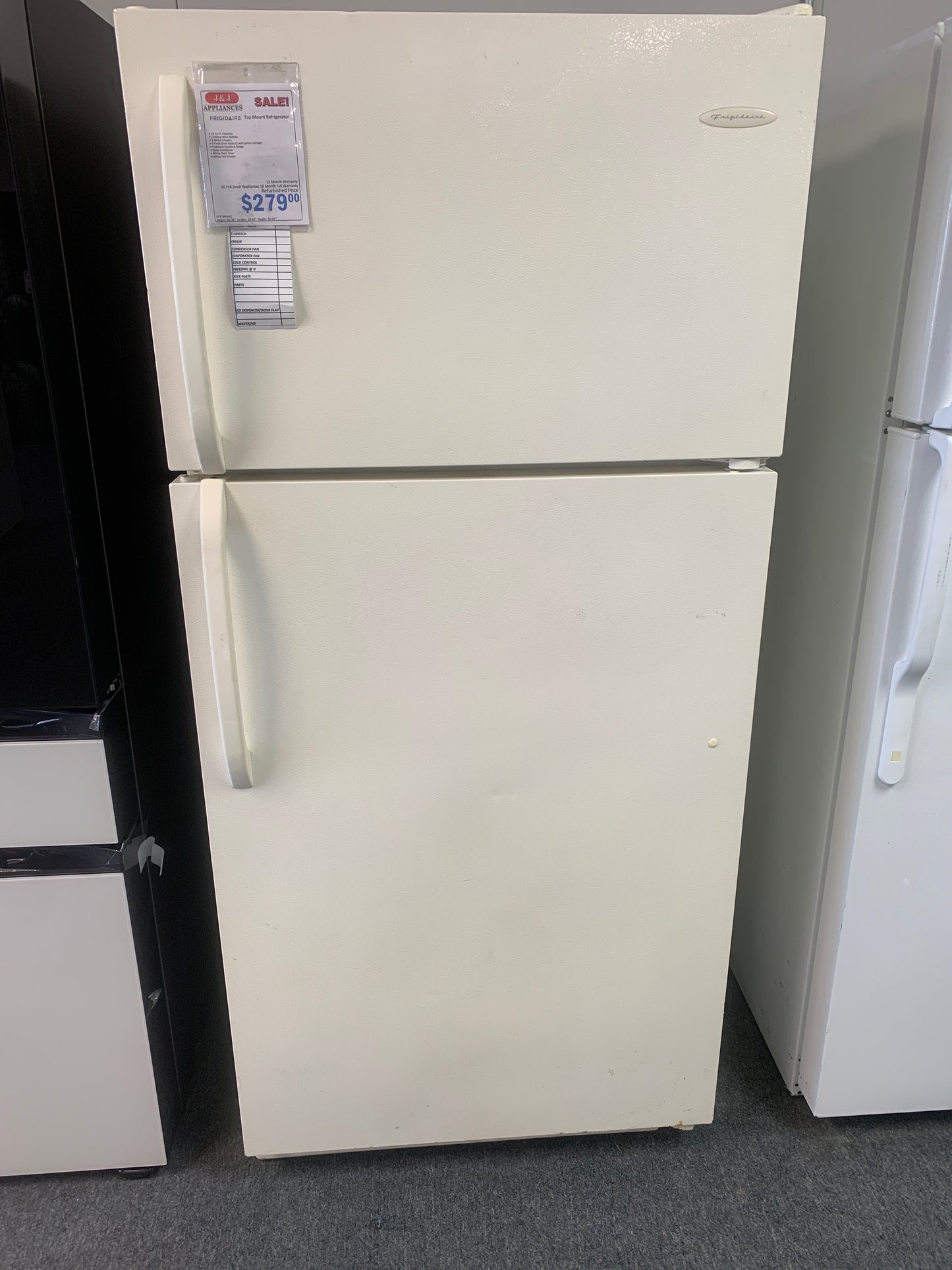 Frigidaire Top Bottom Refrigerator.