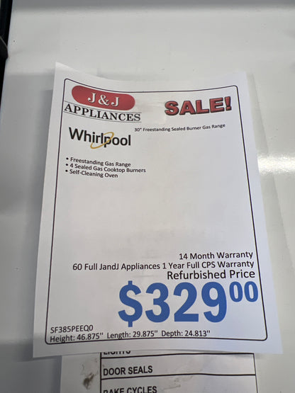 Whirlpool Gas Range