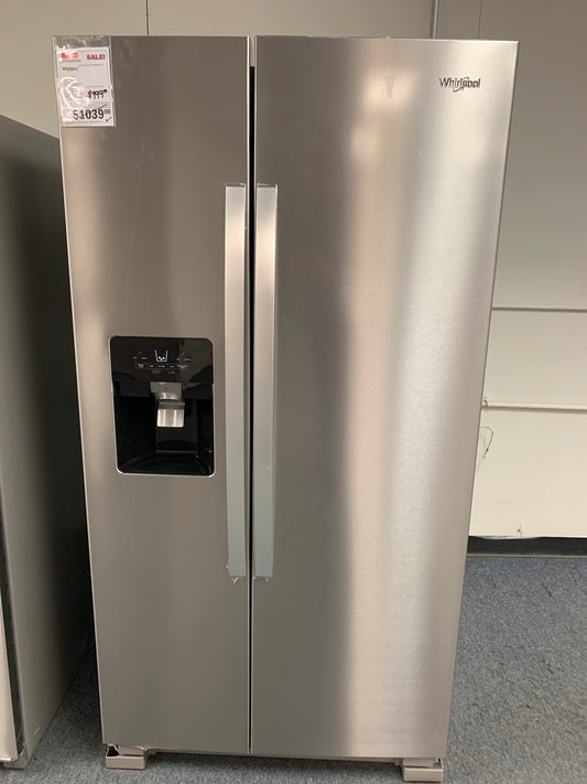 Whirlpool Side by Side Refrigerator.