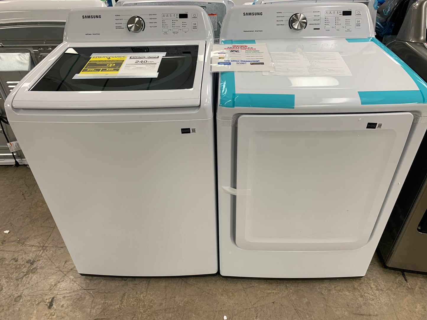 Samsung Washer Dryer Set**NEW**