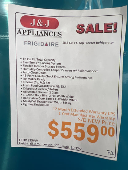 Frigidaire Refrigerator