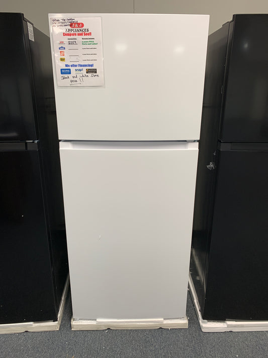 Vitara White Top Bottom Refrigerator.