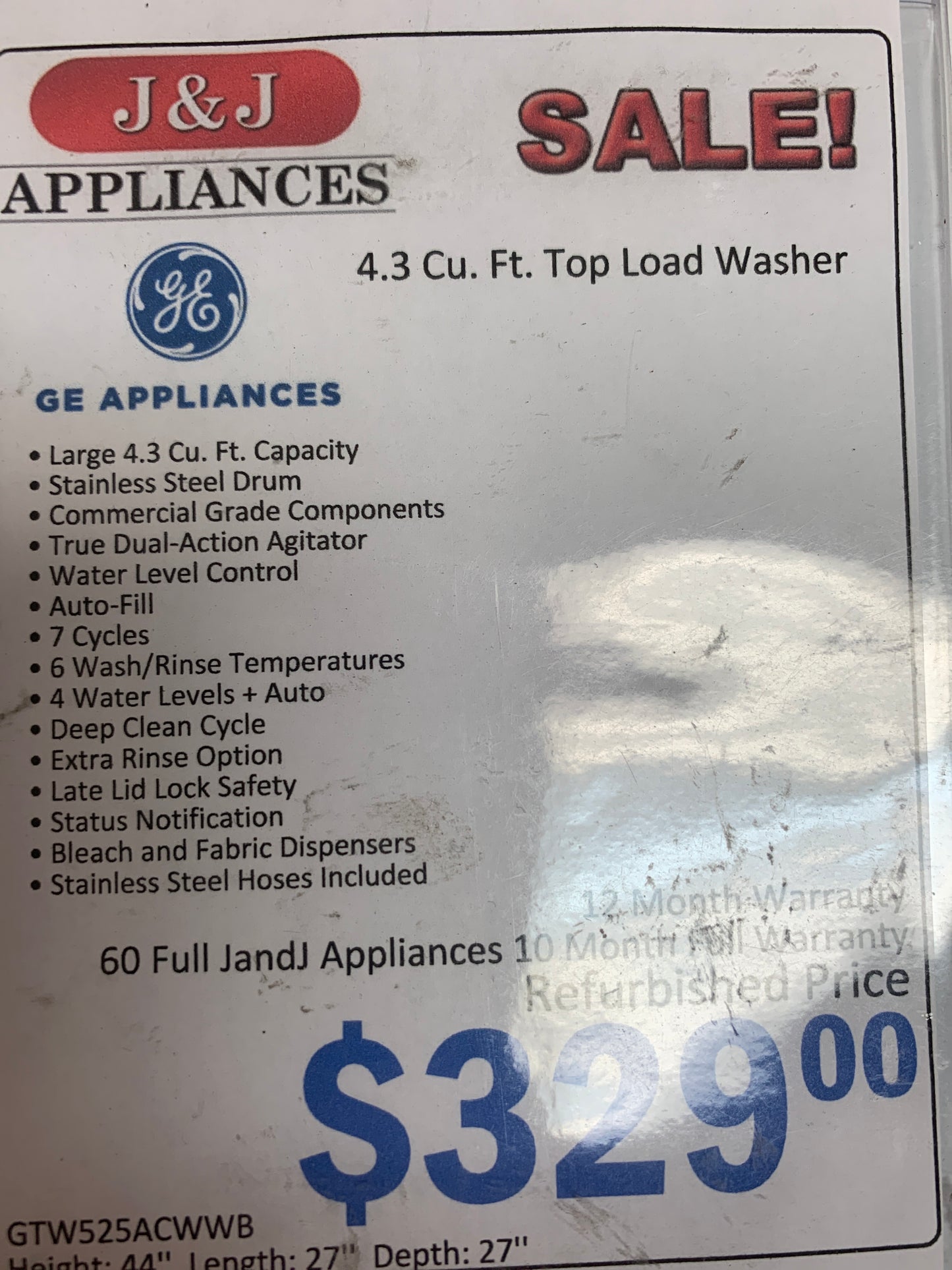 GE Washer.