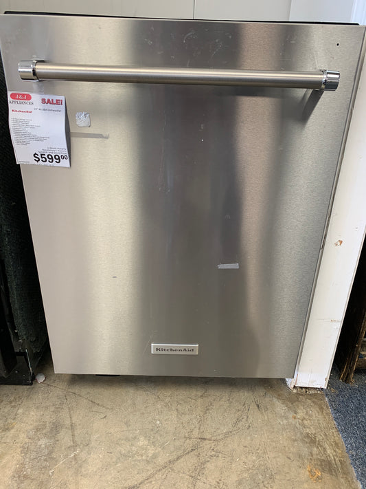 Kitchenaid Stainless Steel Dishwasher.