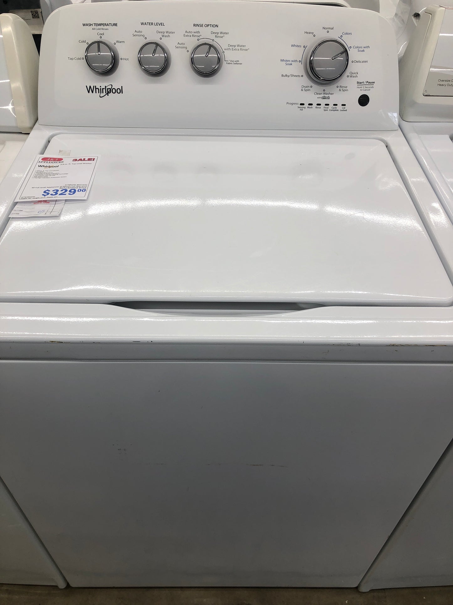 Whirlpool Washer.