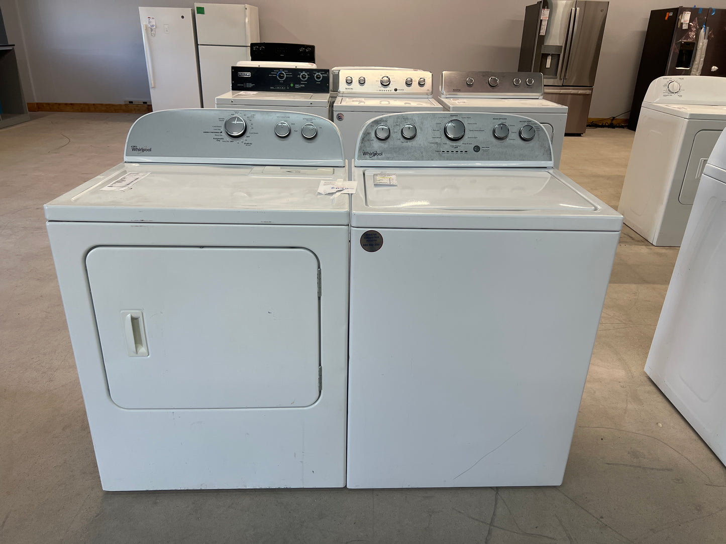 Whirlpool Washer and Electric Dryer Set