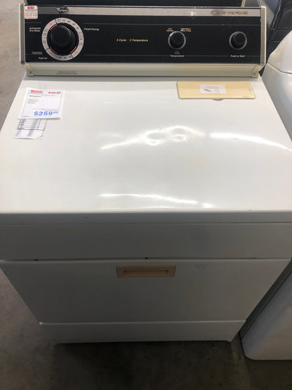 Whirlpool Electric Dryer.