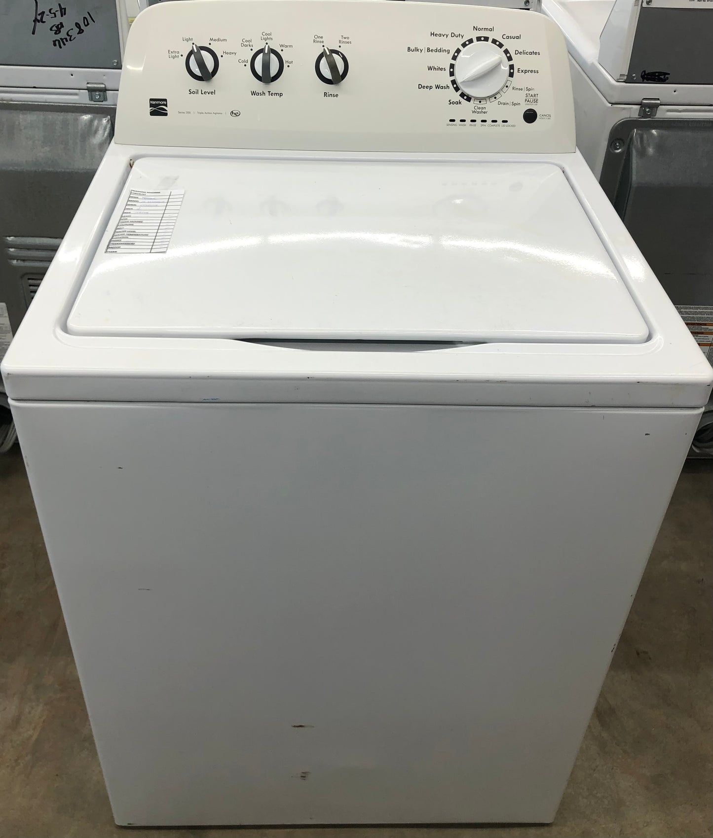 Kenmore 3.2 cu ft Top Load Washer