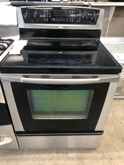 Whirlpool Glass Top Electric Range.