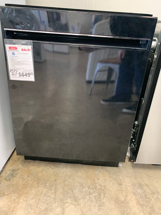 GE Black Dishwasher.