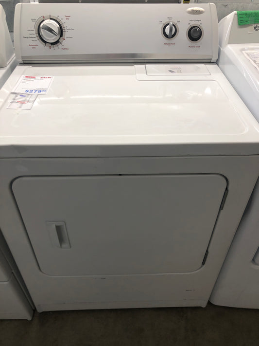 Whirlpool Electric Dryer.