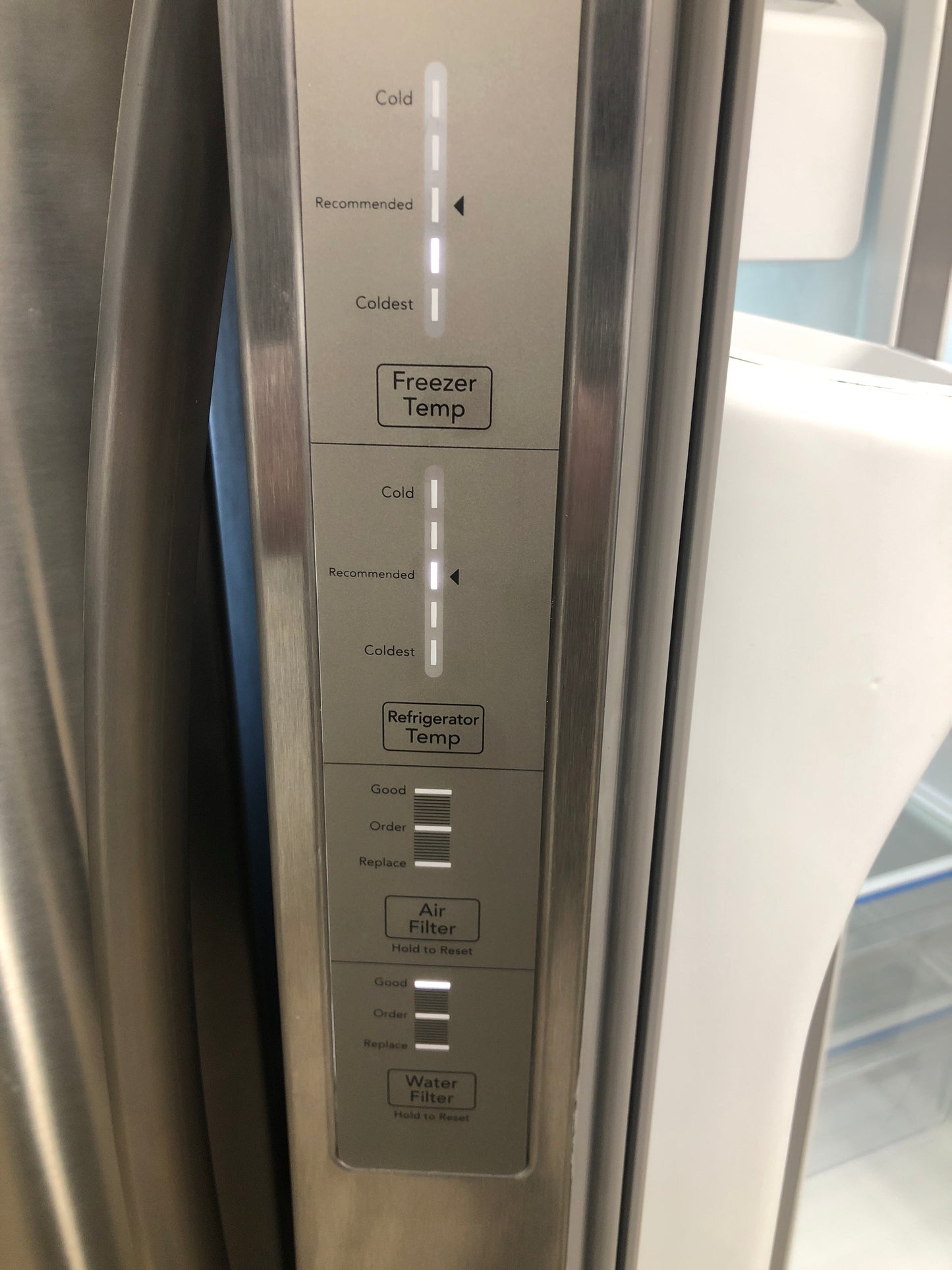 Frigidaire Side by Side Refrigerator.