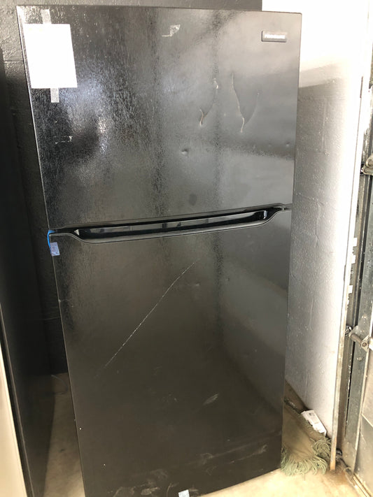 Frigidaire Black Top Bottom Refrigerator.