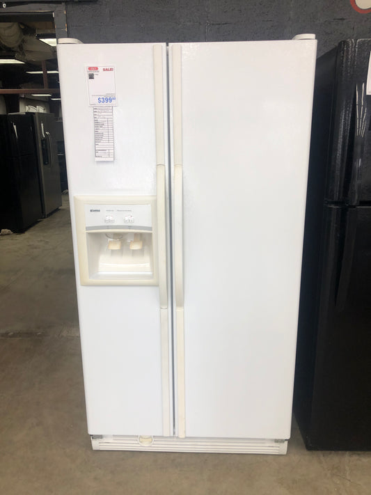 Kenmore Side by Side Refrigerator.