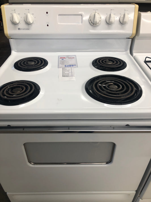 GE Electric Stove.