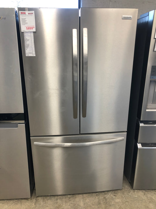 Frigidaire Stainless Steel Trio Refrigerator.