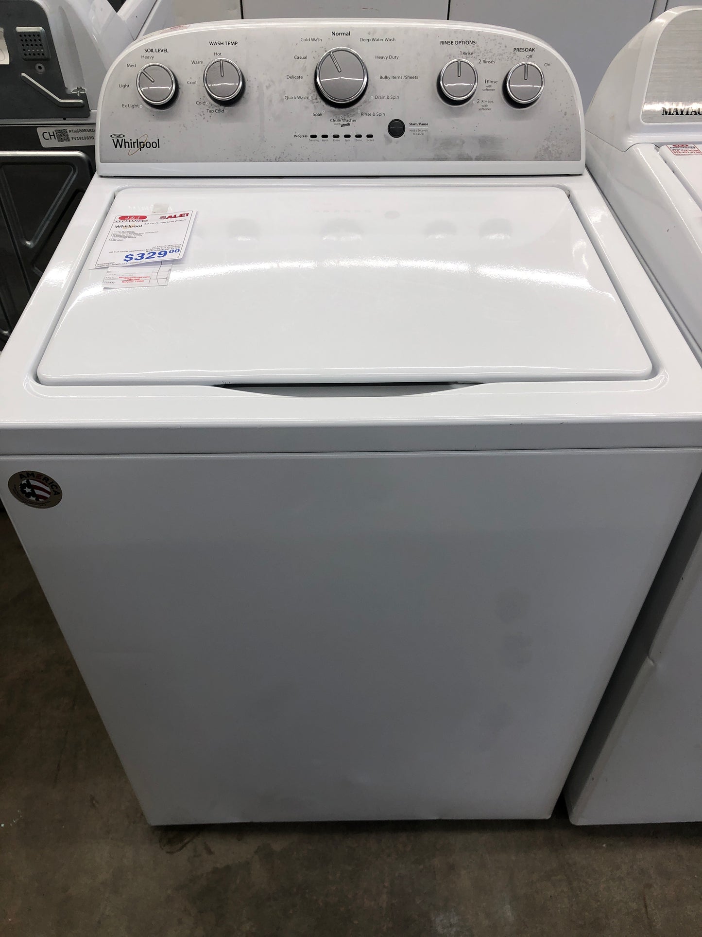 Whirlpool Washer.