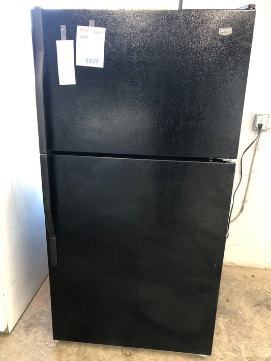 Maytag Black Top Bottom Refrigerator.