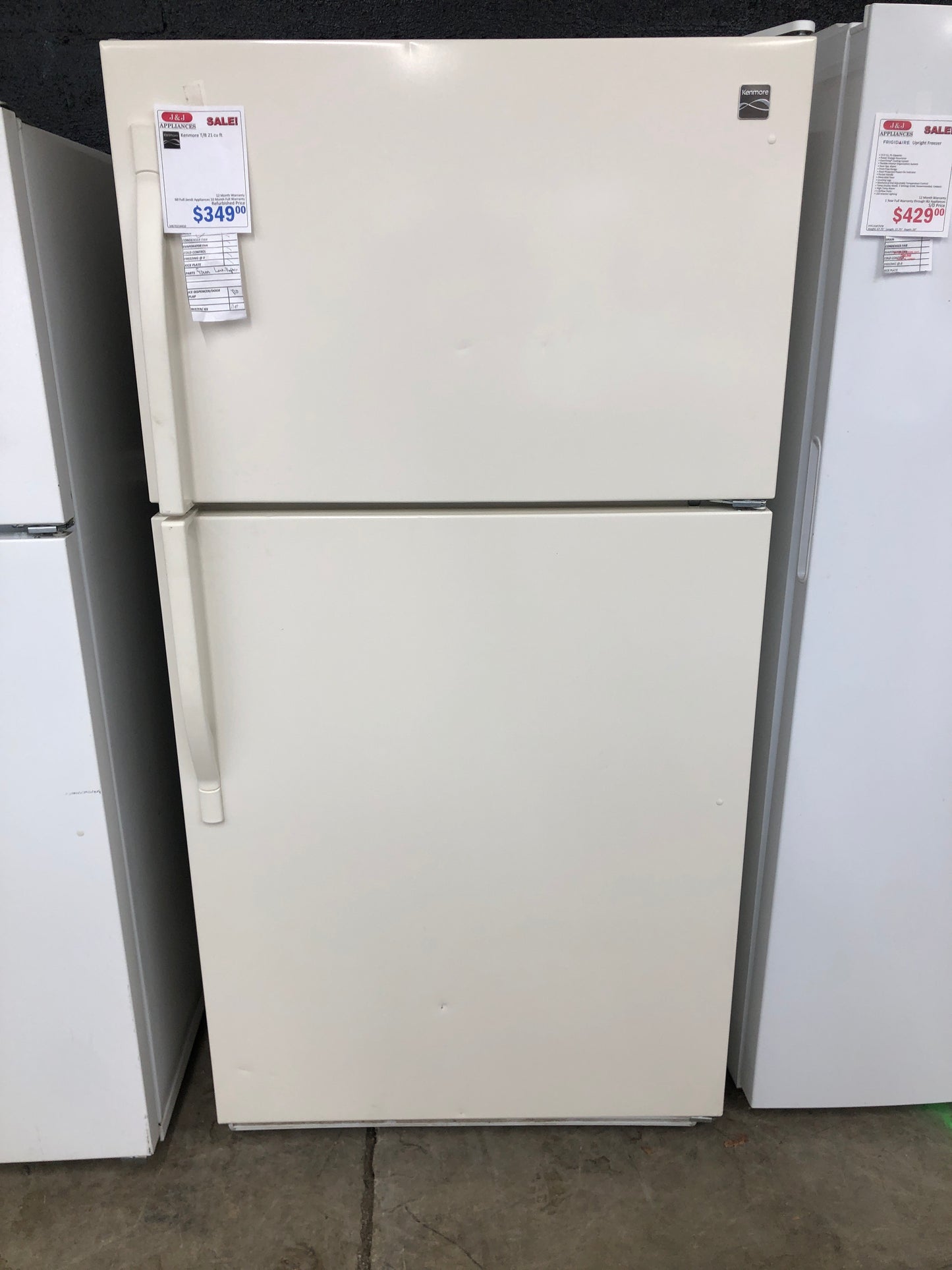 Kenmore Top Bottom Refrigerator.