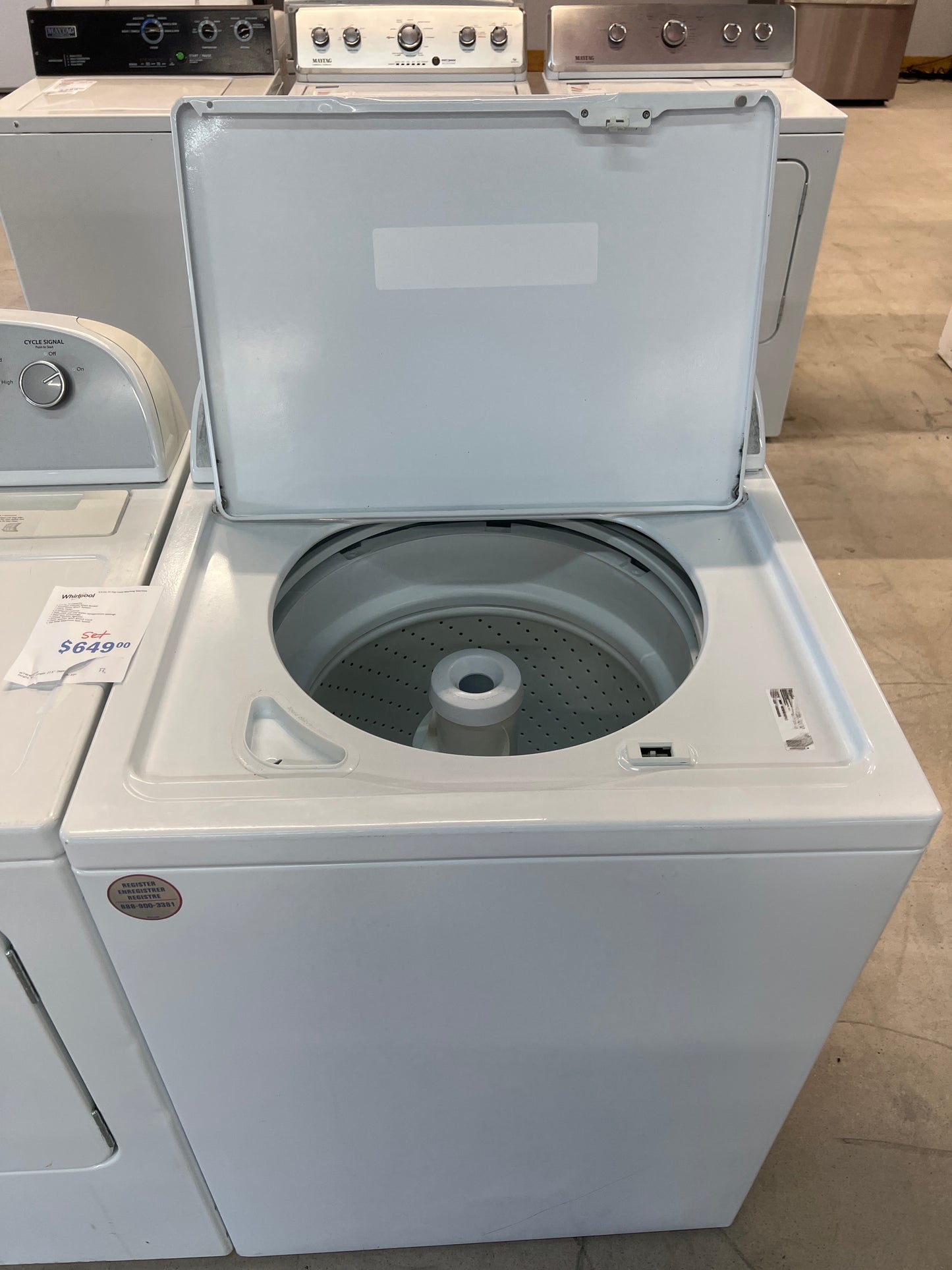 Whirlpool Washer and Electric Dryer Set