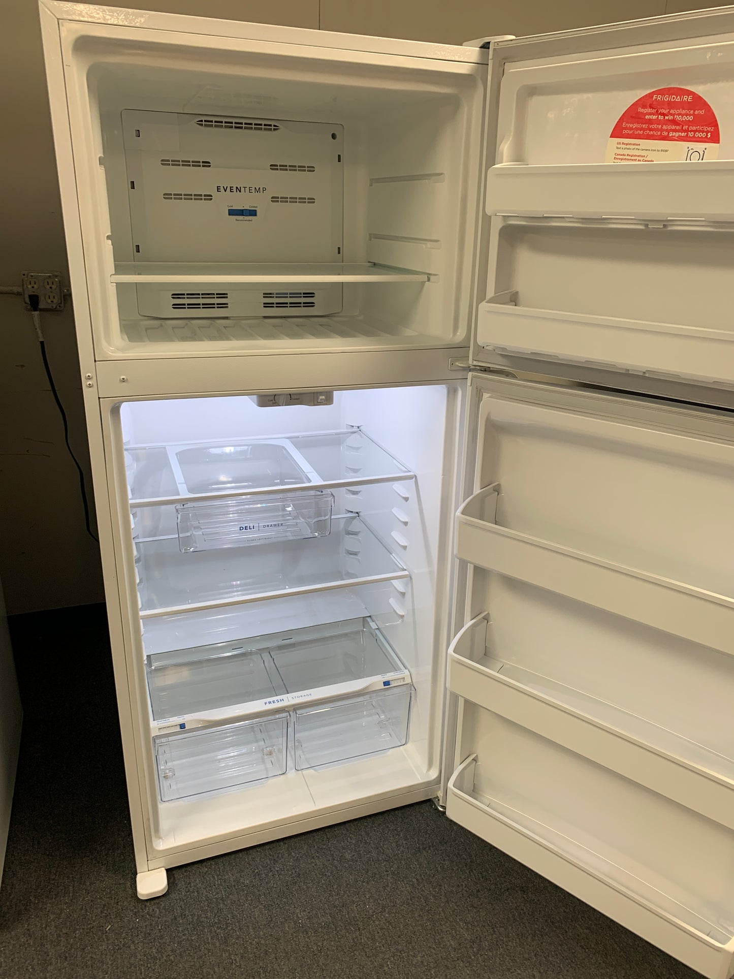 Frigidaire Top Bottom Refrigerator.