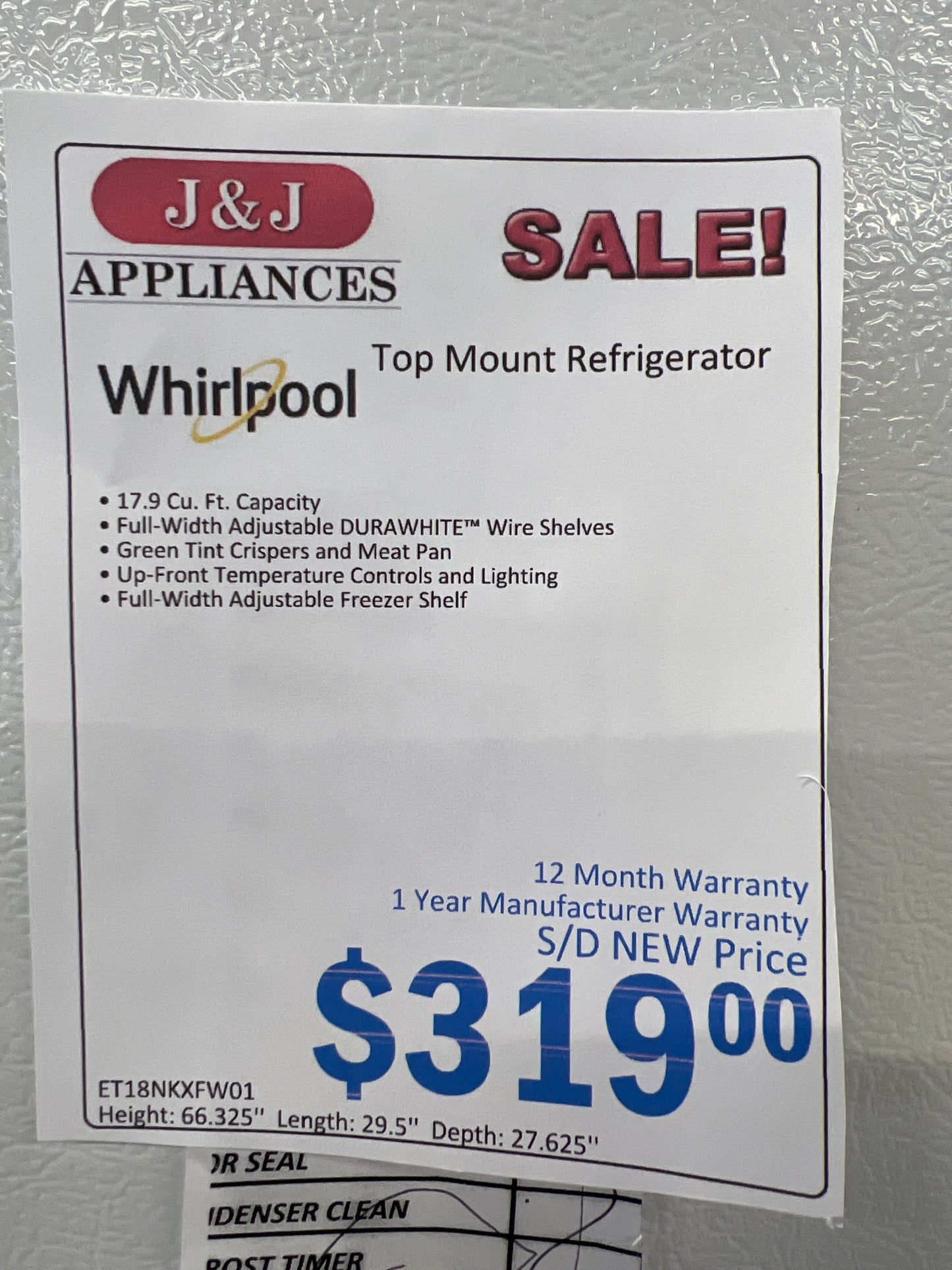 Whirlpool Refrigerator