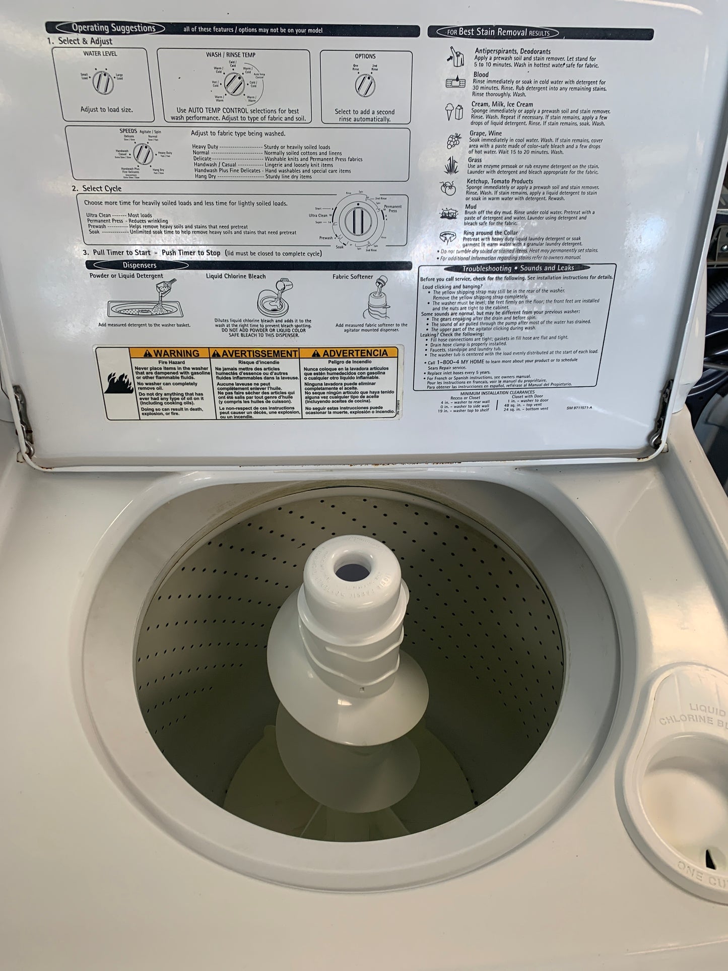 Kenmore Washer.