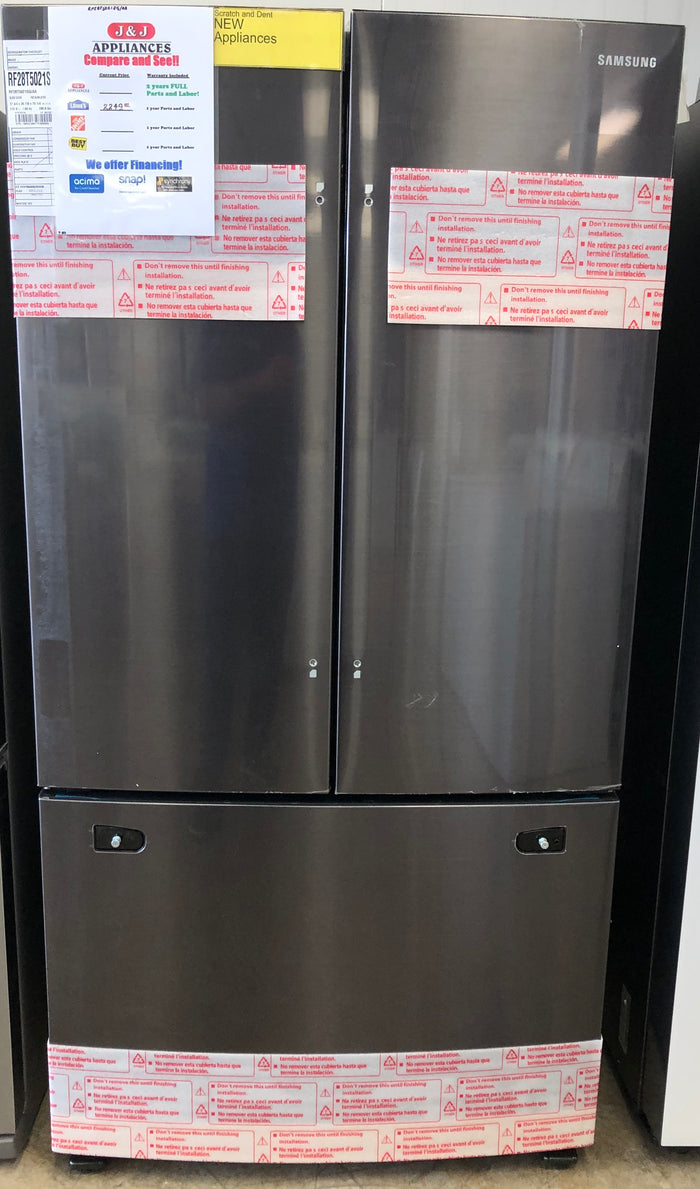 **NEW** Samsung 28 cu. ft. French Door Refrigerator in Black Stainless Steel