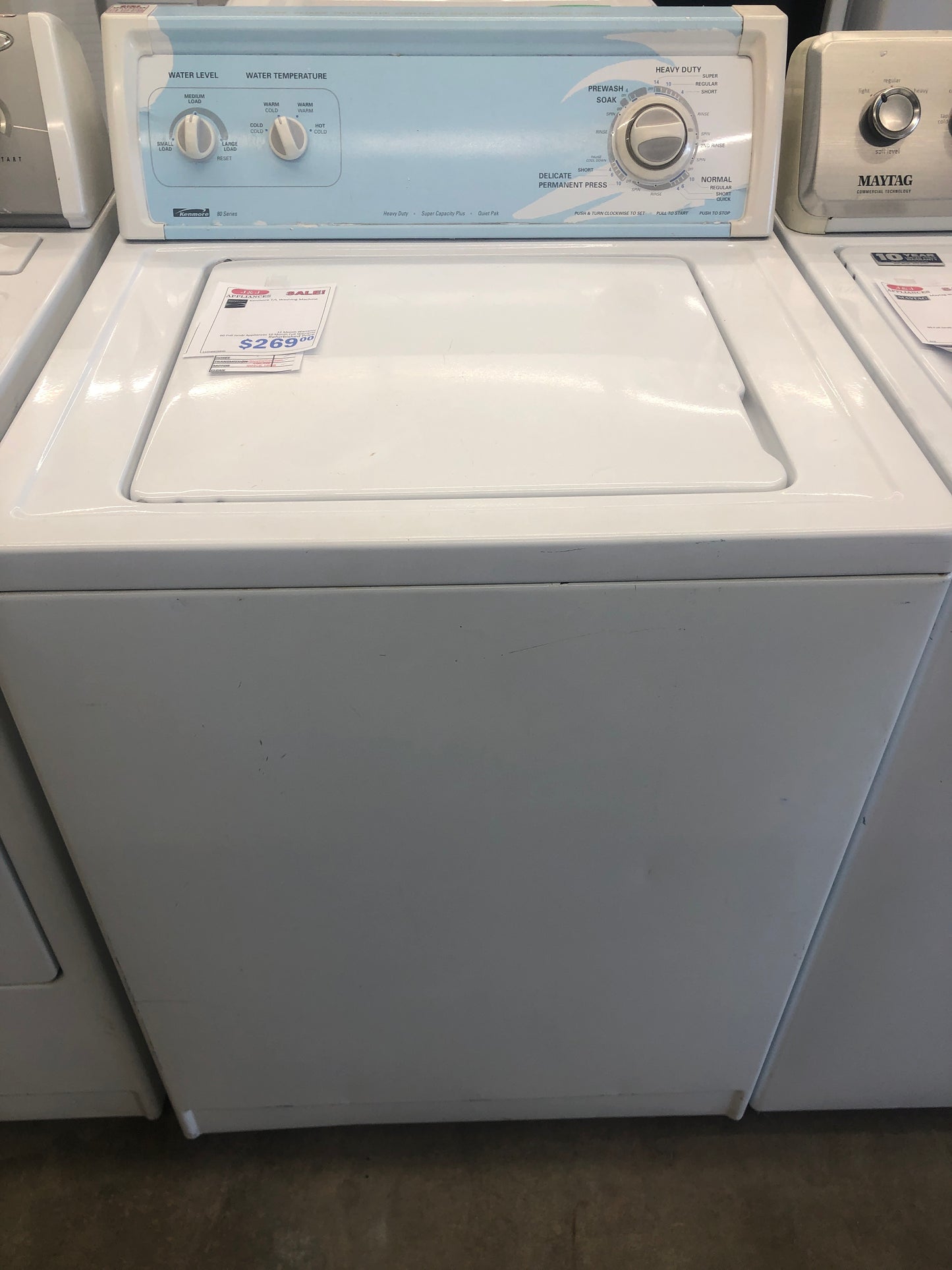 Kenmore Top Load Washer.