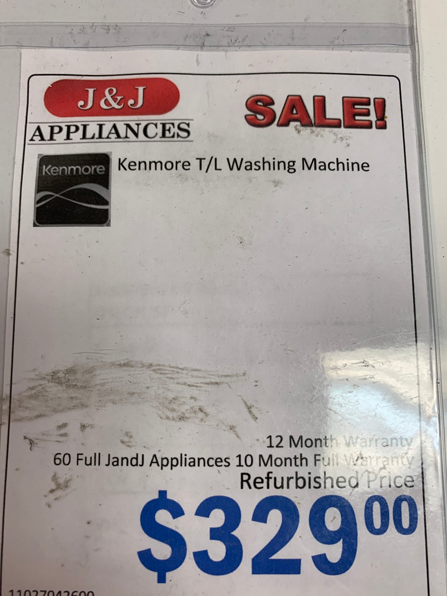 Kenmore Washer.