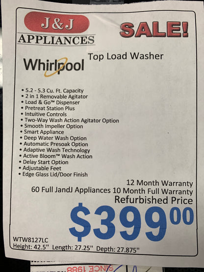 Whirlpool Cabrio Washer.