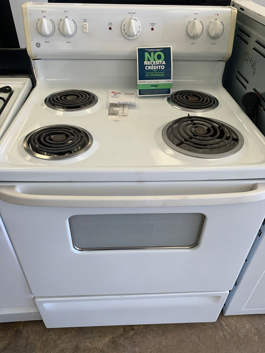 GE Electric Stove.