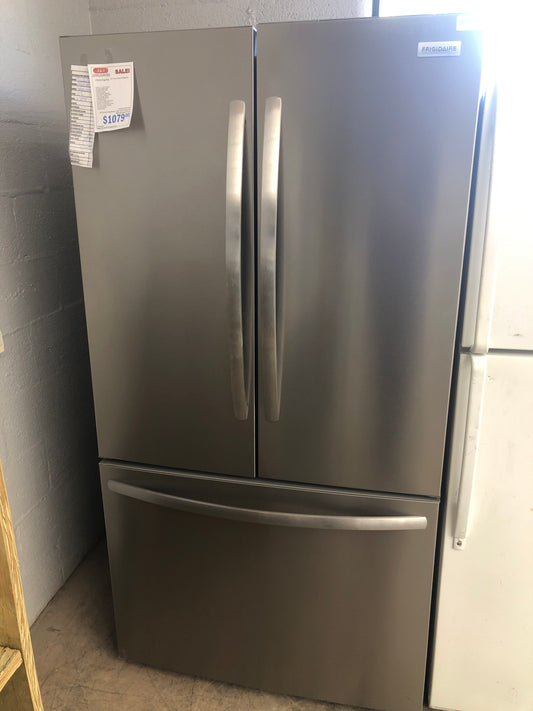 Frigidaire 36” French Door Refrigerator.