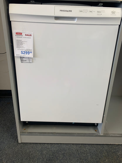 Frigidaire White Dishwasher.