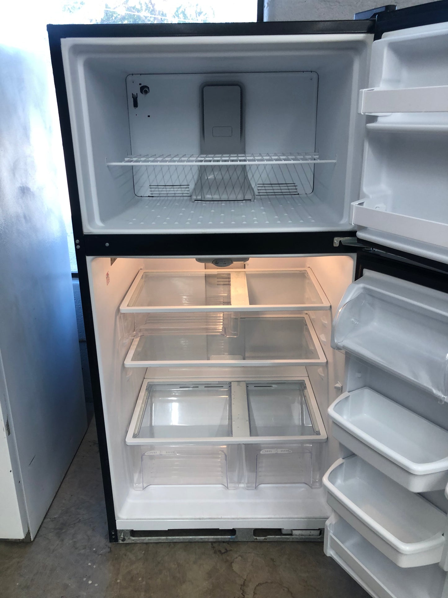 Maytag Black Top And Bottom Refrigerator