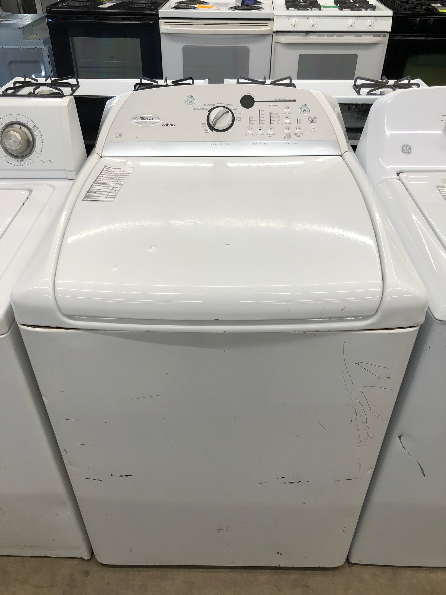 Whirlpool White Top Load Washer