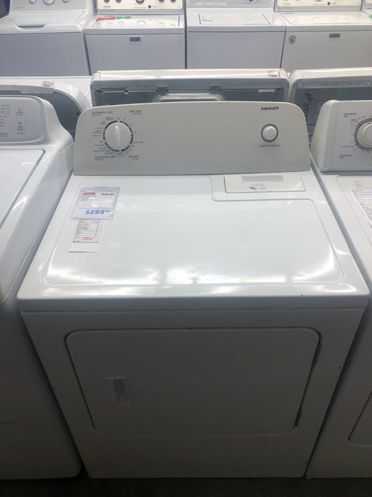 Admiral White Electric Dryer