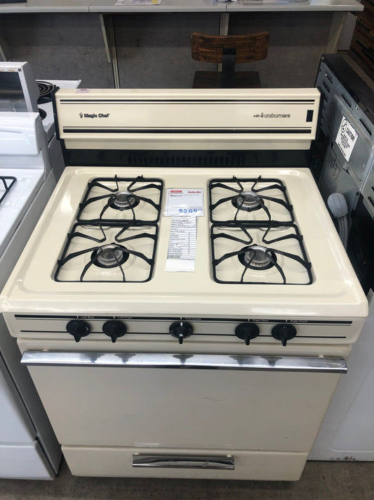 Magic Chef Almond Colored Gas Range Stove