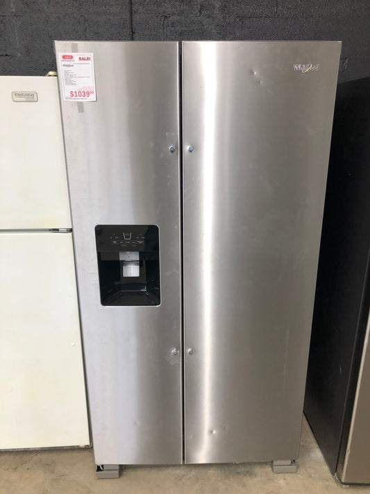 Whirlpool Stainless Steel Side By Side Refrigerator