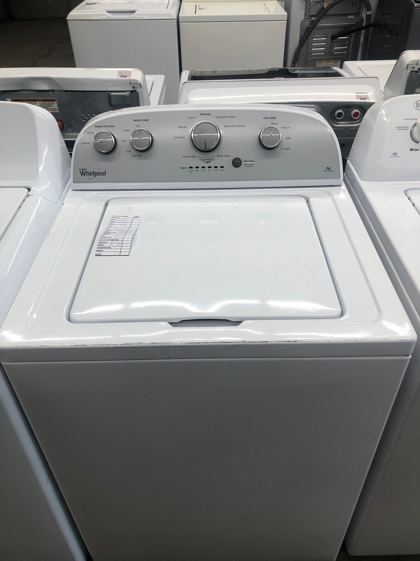 Whirlpool White Top Load Washer