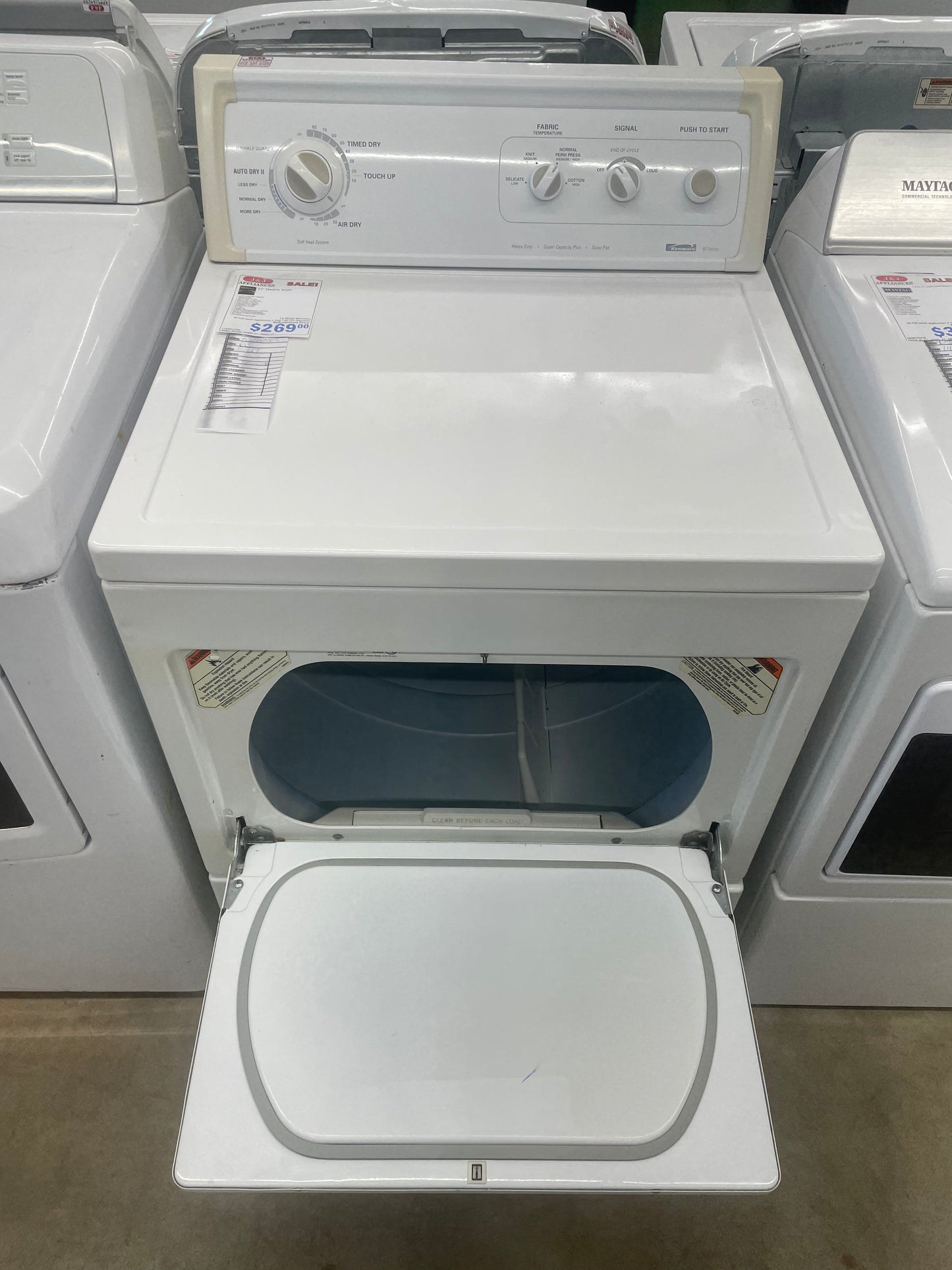 Kenmore White Electric Dryer